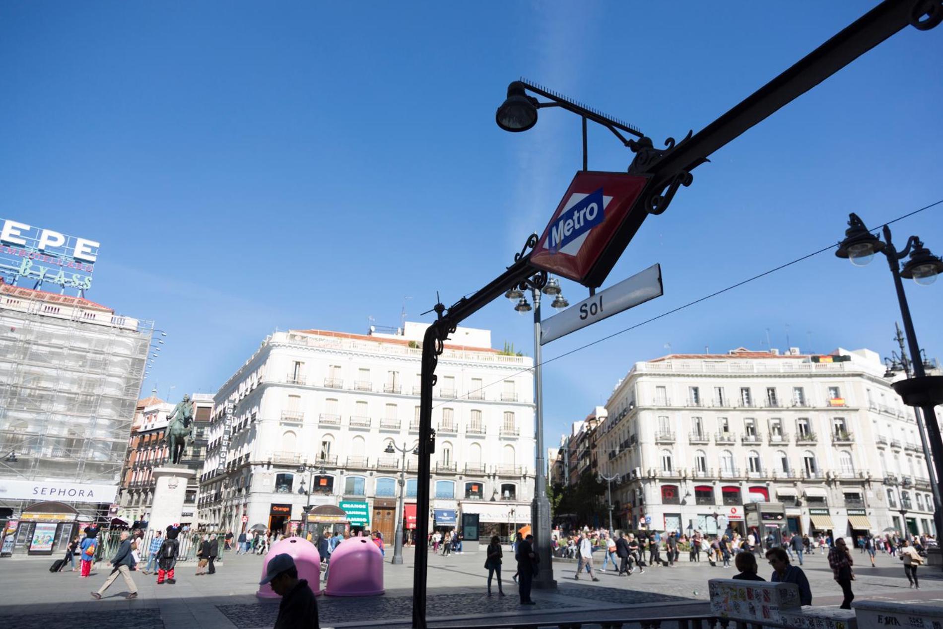 Puerta Del Sol Leilighet Madrid Eksteriør bilde